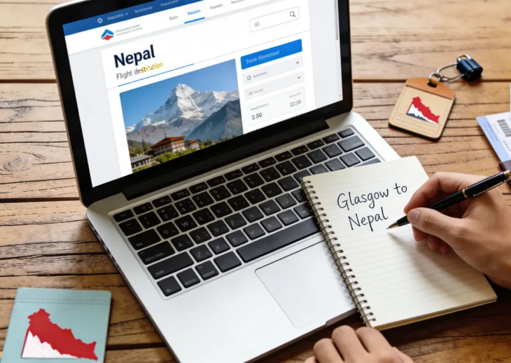 Glasgow to Nepal flights cost