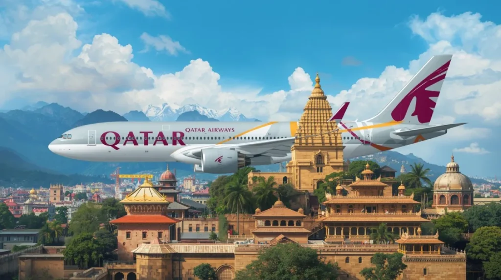 Qatar Air Flying To Nepal