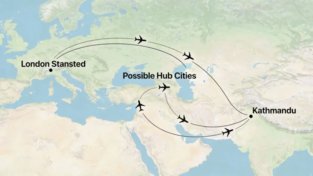 stansted nepal hubs